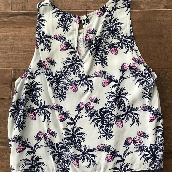 Francesca's Pineapple Tank-Top - Picture 3 of 4